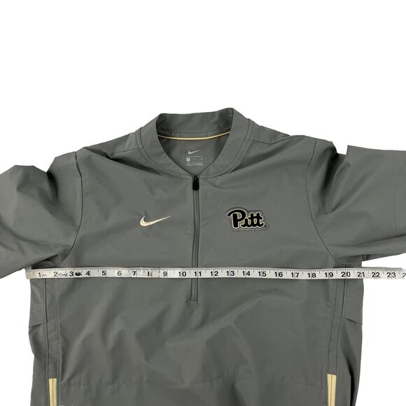 Nike Pittsburgh Panthers Team Issue Lightweight 1/4 Zip Jacket Shirt Mens Sz S - Picture 8 of 10